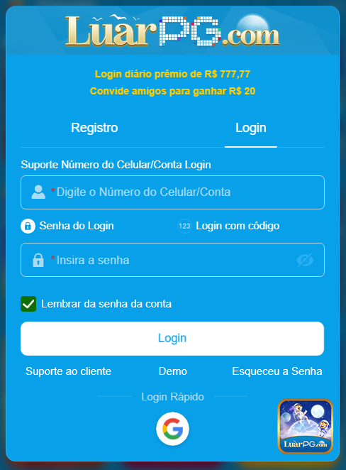 Segurança luarpg.com